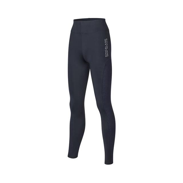 Legging d'équitation à grip aux genoux KLNima Kingsland Bleu foncé