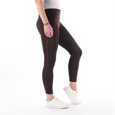Legging d'équition fond full grip KLKattiie Kingsland Marron foncé