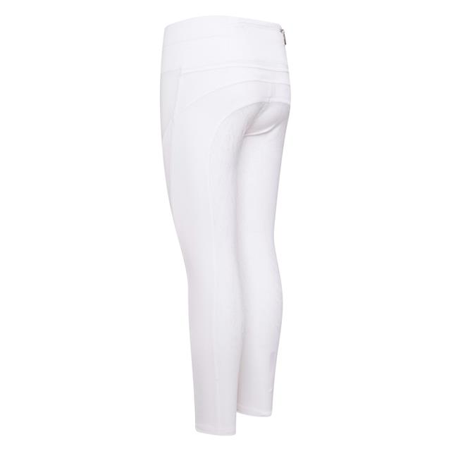 Legging d’équitation à fond full grip Dietse Enfantss Easy Rider Blanc