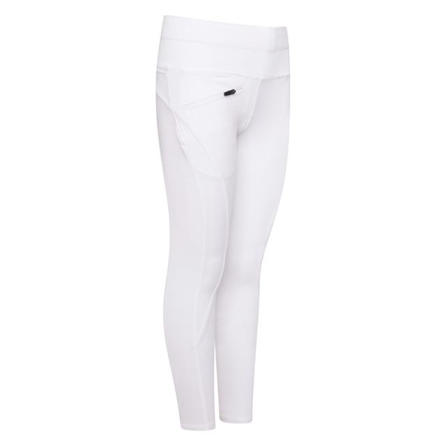 Legging d’équitation à fond full grip Dietse Enfantss Easy Rider Blanc