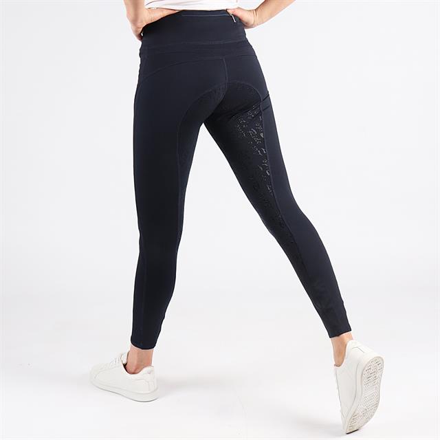 Legging d’équitation à fond full grip Dietse Enfantss Easy Rider Bleu foncé