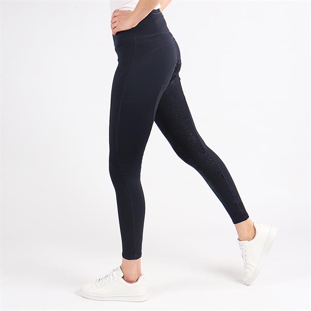 Legging d’équitation à fond full grip Dietse Enfantss Easy Rider Bleu foncé