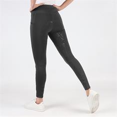 Legging d’équitation à fond full grip Dietse Enfantss Easy Rider Gris