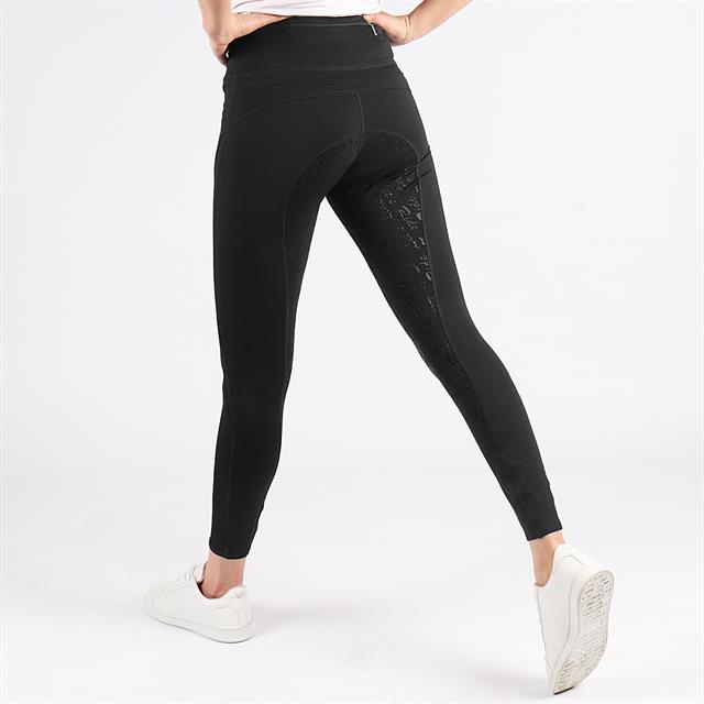 Legging d’équitation à fond full grip Dietse Enfantss Easy Rider Noir