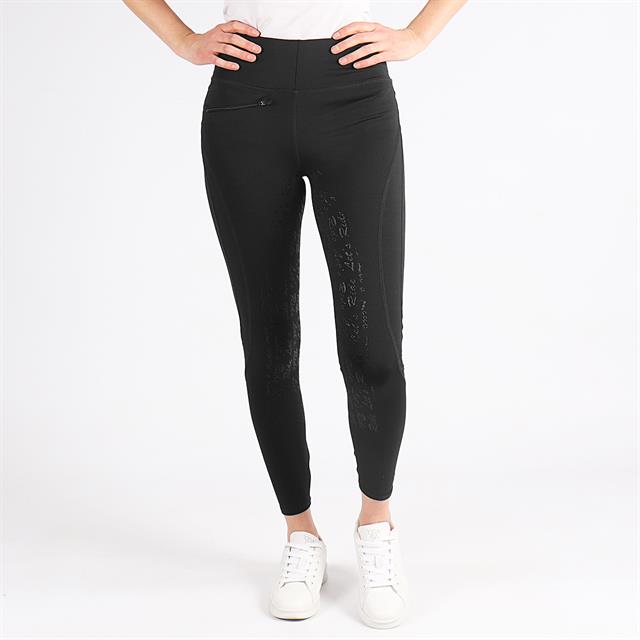 Legging d’équitation à fond full grip Dietse Enfantss Easy Rider Noir