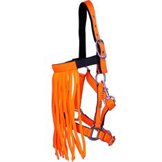 Licol Avec Frontal Anti-Mouches Neon Epplejeck Orange