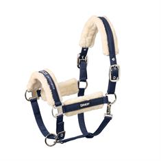 Licol Double Pin Buckle FauxFur Eskadron Bleu foncé