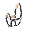 Licol Double Pin Buckle FauxFur Eskadron Bleu foncé