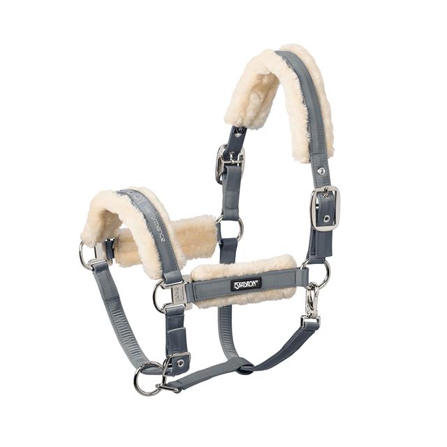 Licol Double Pin Buckle FauxFur Eskadron Bleu