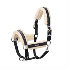 Licol Double Pin Buckle FauxFur Eskadron Noir