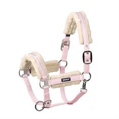 Licol Double Pin Buckle FauxFur Eskadron Rose clair