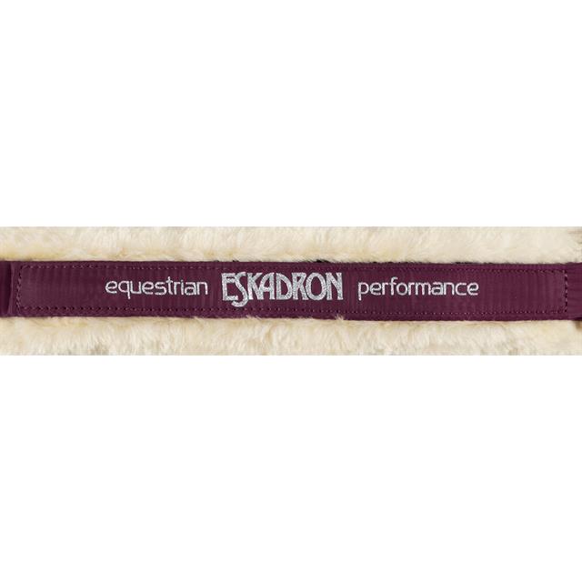 Licol Double Pin Buckle FauxFur Eskadron Rouge foncé