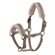 Licol Double Pin Faux Fur Eskadron Platinum Marron clair