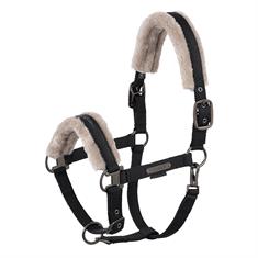 Licol Double Pin Faux Fur Eskadron Platinum Noir