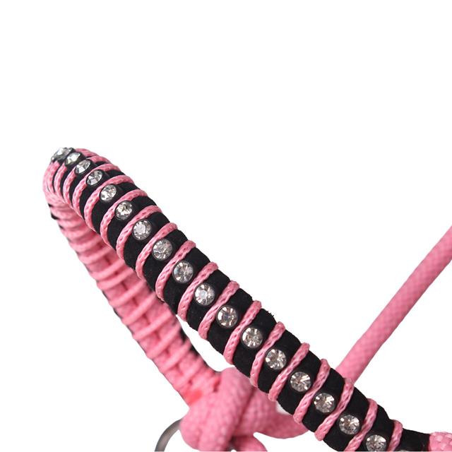Licol en corde Combi Liberty QHP Rose