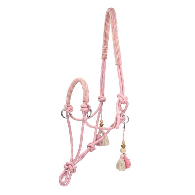 Licol en corde et longe FHFANNA FREE HORSE Rose-beige