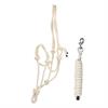 Licol en corde et longe Free Horse Blanc cassé
