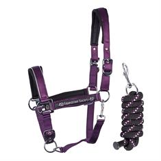 Licol et longe Dividal Harry's Horse Mauve foncé