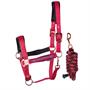 Licol et longe Dividal Harry's Horse Rose foncé