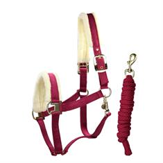 Licol et Longe Friesian Horse By HORSEGEAR Rouge foncé