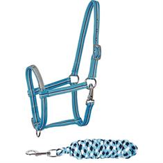 Licol et Longe Poulain Foal Harry's Horse Bleu clair