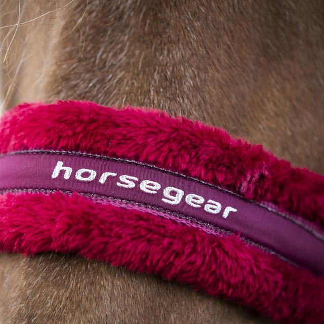 Licol et Longe Reno HORSEGEAR Rouge foncé