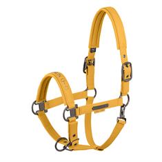 Licol Faux Leather Double Pin Eskadron Platinum Jaune