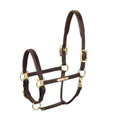 Licol Leather Elegance Eskadron Marron foncé
