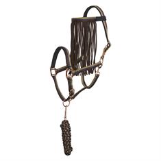 LICOL & LONGE AVEC FRONTAL ANTI-MOUCHES IMPERIAL R Marron moyen
