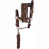 LICOL & LONGE AVEC FRONTAL ANTI-MOUCHES IMPERIAL R Marron