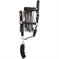 LICOL & LONGE AVEC FRONTAL ANTI-MOUCHES IMPERIAL R Noir