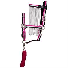 LICOL & LONGE AVEC FRONTAL ANTI-MOUCHES IMPERIAL R Rose