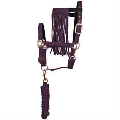 LICOL & LONGE AVEC FRONTAL ANTI-MOUCHES IMPERIAL R Rouge foncé