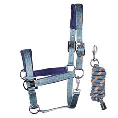 Licol & longe Just Ride Verano Harry's Horse Bleu