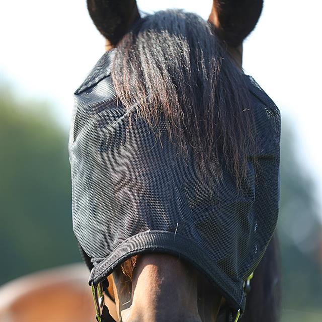 Licol Masque Anti-Mouches Combi HORSEGEAR Noir