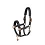 Licol Platinum Double Pin Faux Leather Eksadron Bleu clair