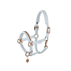 Licol Platinum Double Pin Velvet Jewel Eskadron Bleu clair