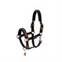 Licol Platinum Double Pin Velvet Jewel Eskadron Bleu clair