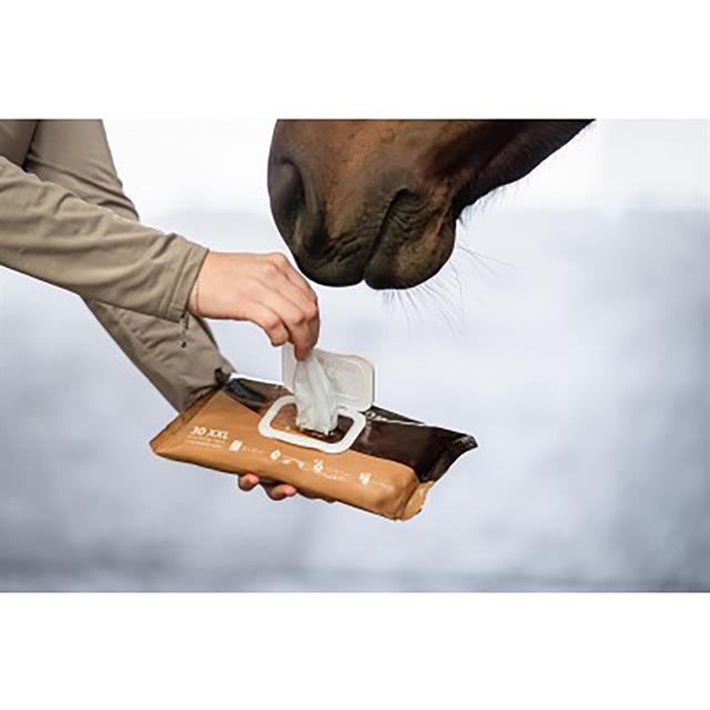 Lingettes pour chevaux Natural Clean Blanc