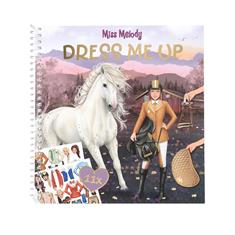Livre d'autocollants et de coloriage Dress Me Up Miss Melody Autre