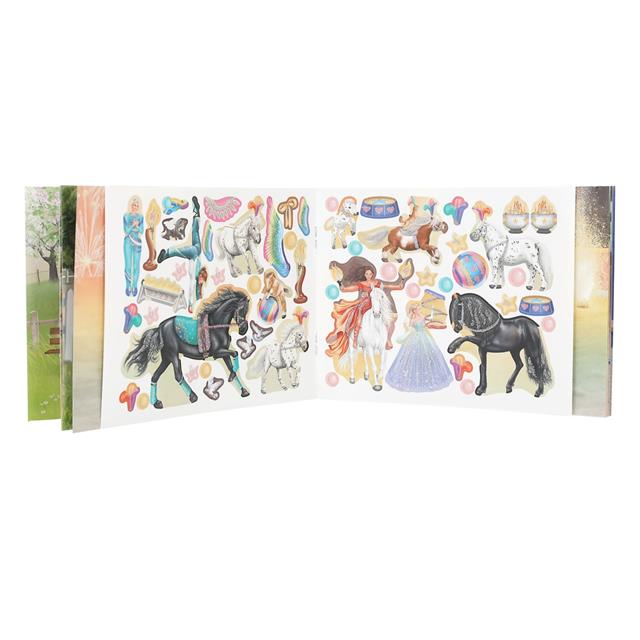 Livre d'autocollants Pocket Stickerworld Miss Melody Multicolor
