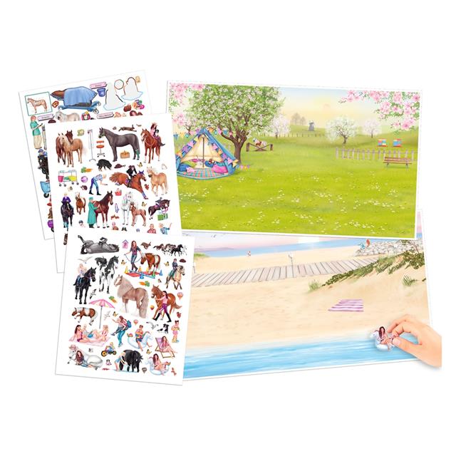 Livre d'autocollants Stickerworld Miss Melody Multicolor