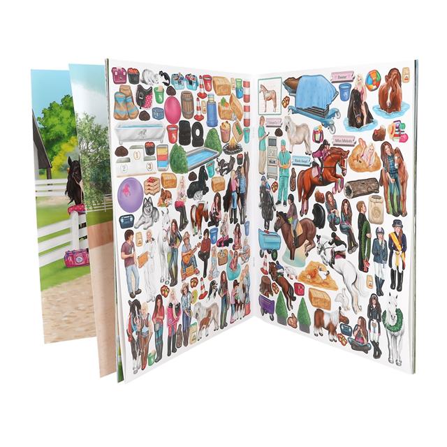 Livre d'autocollants Stickerworld Miss Melody Multicolor