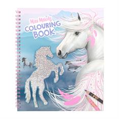 Livre de coloriage avec paillettes Miss Melody Multicolor