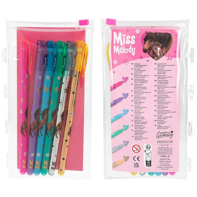 Livre de coloriage Create Your Glitter Horse Miss Melody Autre