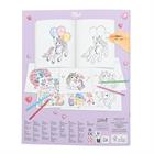 Livre de coloriage et d'autocollants Ylvi & The Minimoomis Create Your Unicorn Autre
