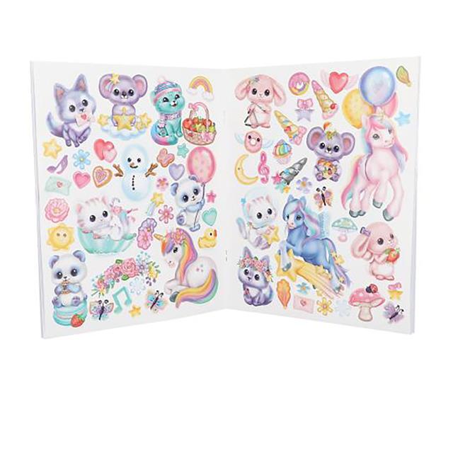 Livre de coloriage et d'autocollants Ylvi & The Minimoomis Create Your Unicorn Autre