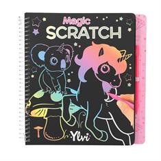 Livre de coloriage Magic Scratch Ylvi Multicolor