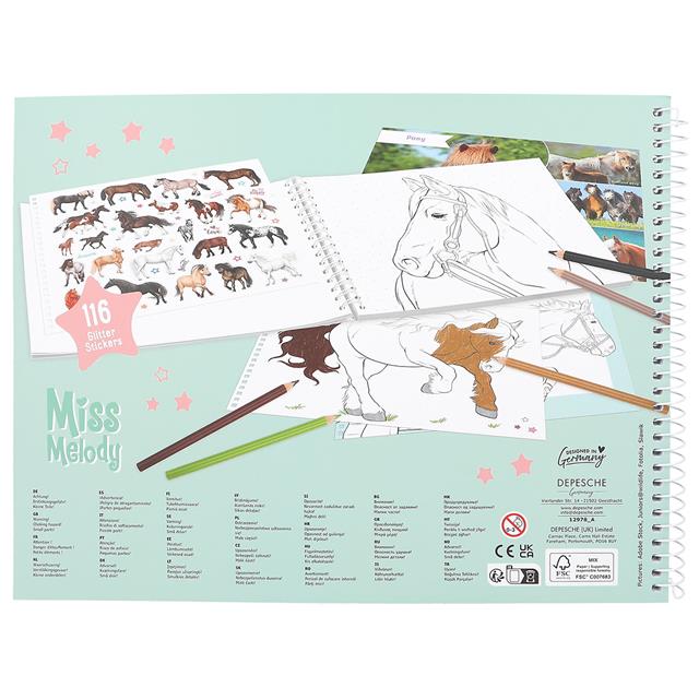 Livre de coloriage Miss Melody Autre