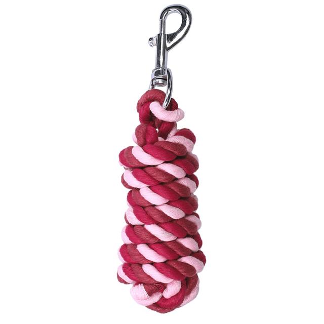 Longe Striped Horsegear Rose foncé